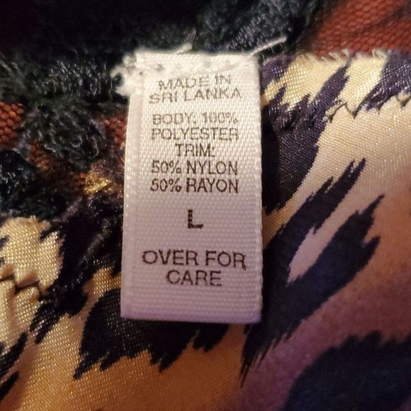 Y2K Victoria's Secret Leopard Print Crop‎ Slip Top Camisole Lace Bodice  Large - Picture 8 of 11